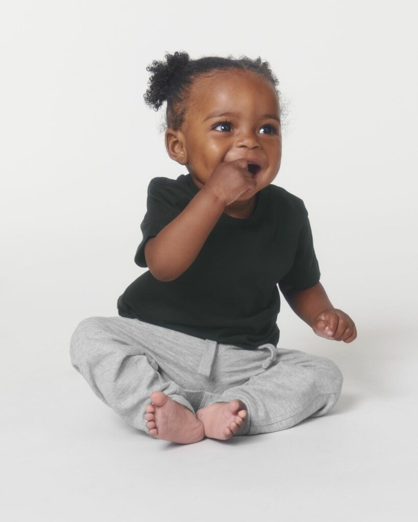 Bio Baby-Shirt – Black