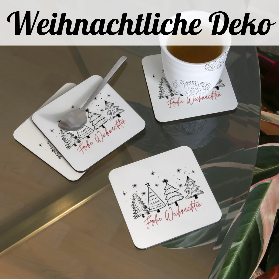 Untersetzer mit Korkrückseite